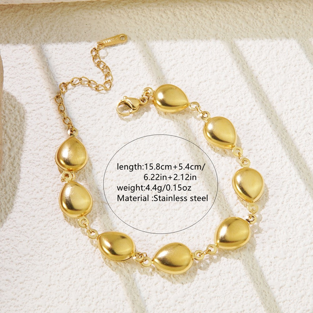 Golden Dew Drop Bracelet