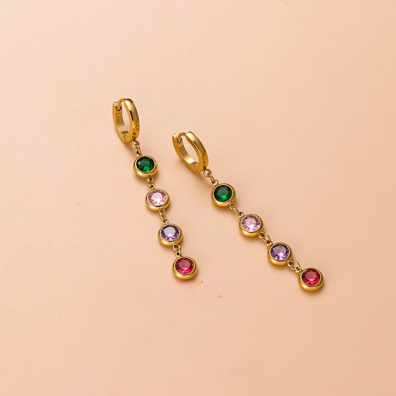 Gem symphony earring