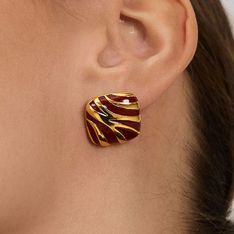 Safari shine earrings