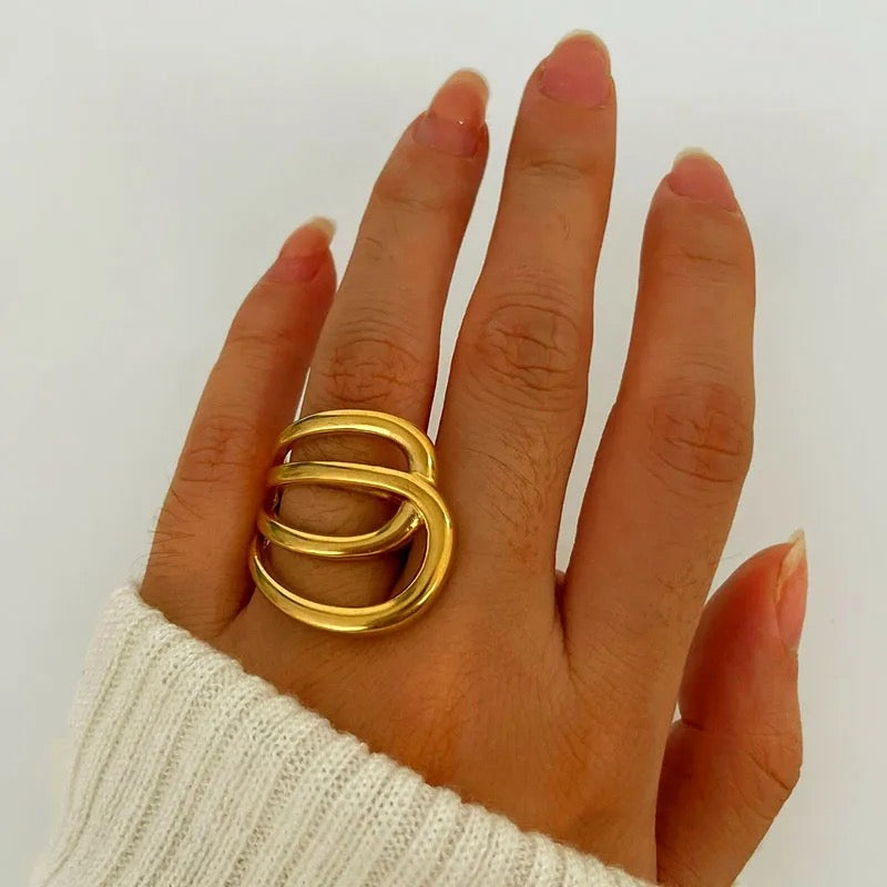 Twin loop ring