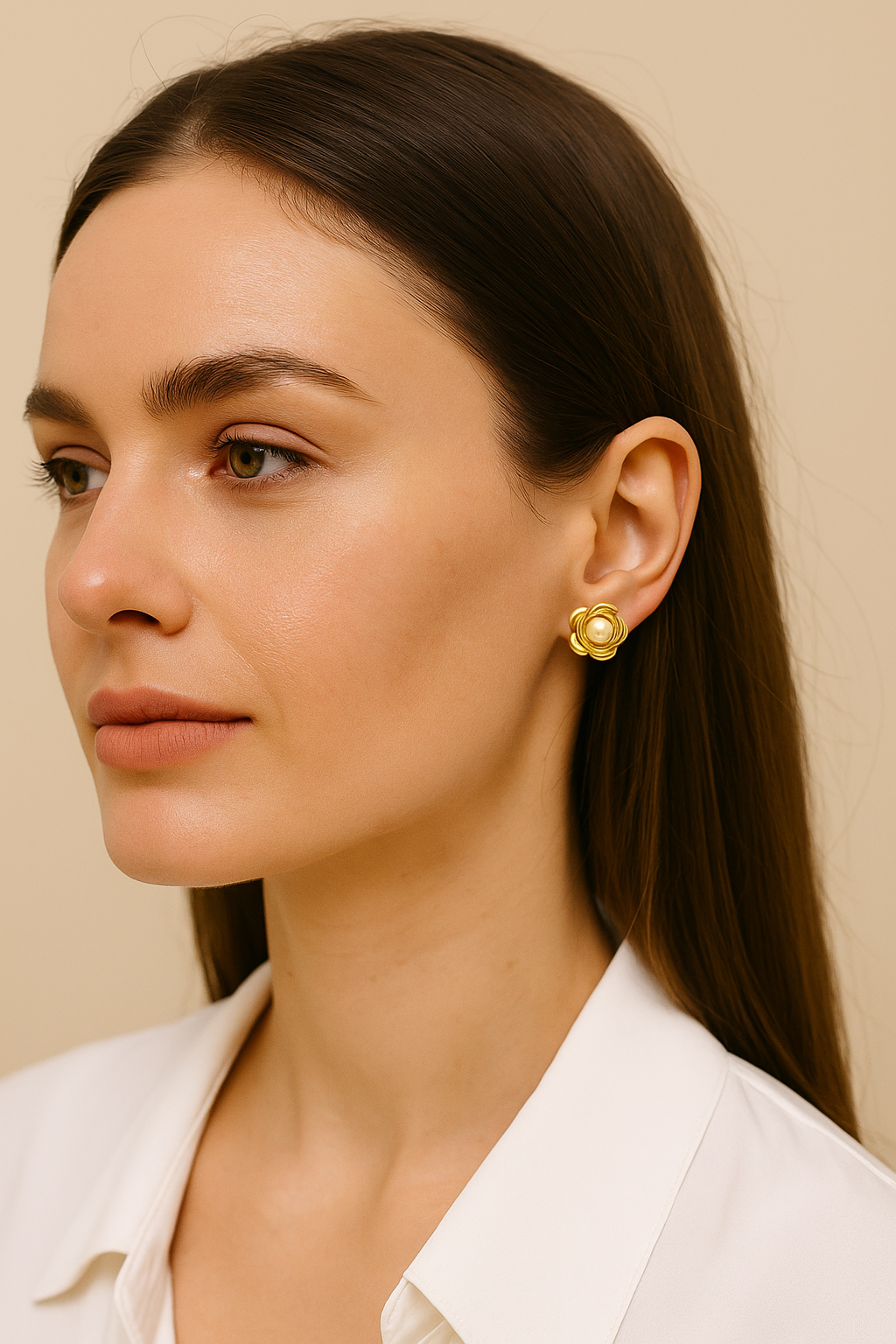 Bloom Grace Studs elegant lifestyle image