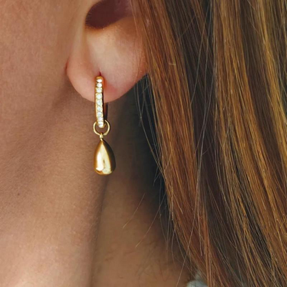 Selena Luxe Drop Hoops