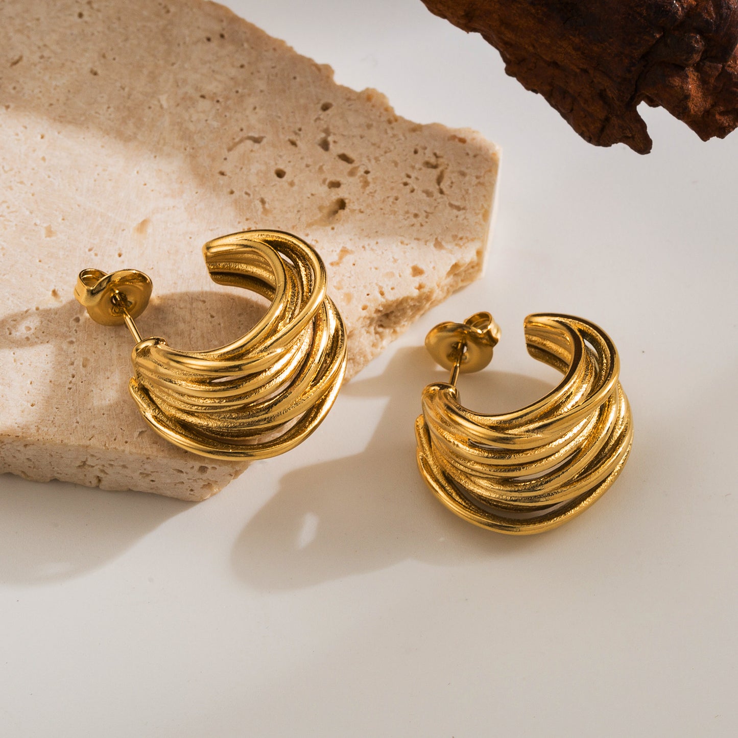 Paris Coil Earrings