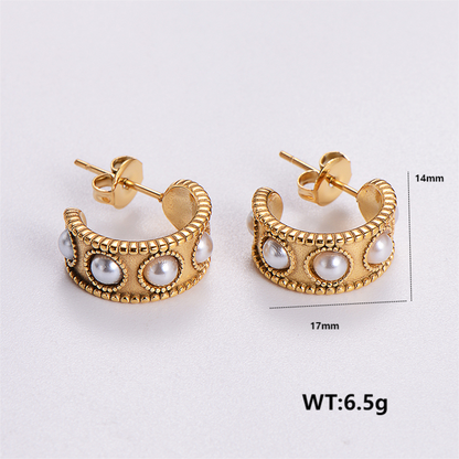 Sasha Vintage Hoops
