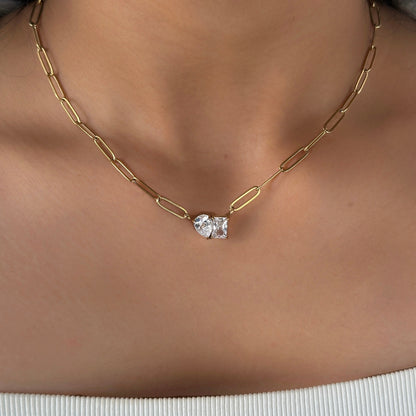 Dual Glow Pendant Necklace