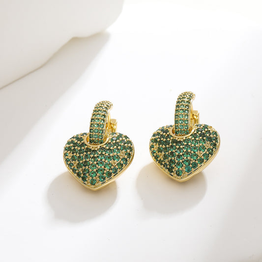 Paris Emerald Heart Drops