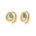 Aqua aura studs