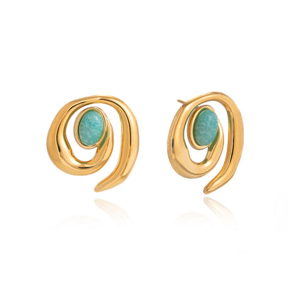 Aqua aura studs