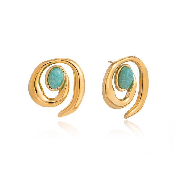 Aqua aura studs