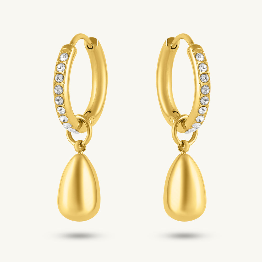 Selena Luxe Drop Hoops