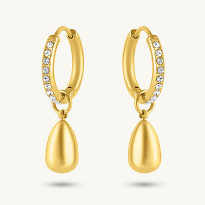 Selena Luxe Drop Hoops