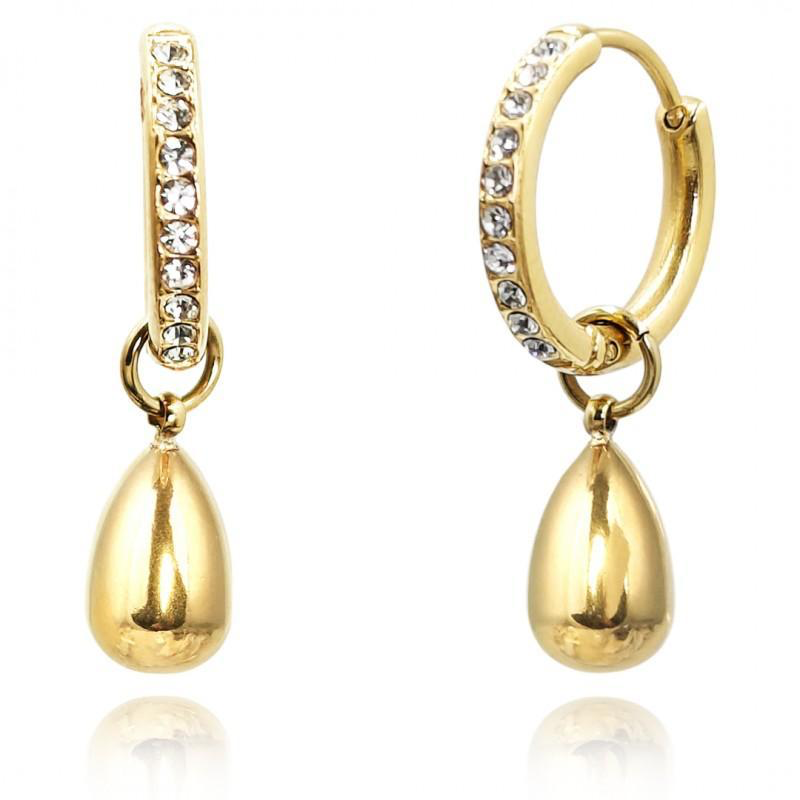 Selena Luxe Drop Hoops