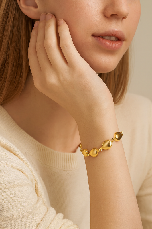 Golden Dew Drop Bracelet
