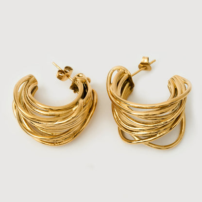 Paris Coil Earrings
