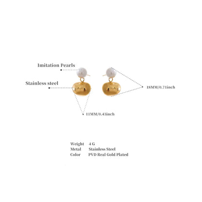 Alia Pearl Droplet Studs