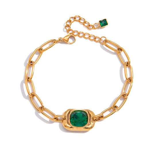 Emerald muse bracelet