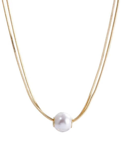 Pearl Gold Nevklace