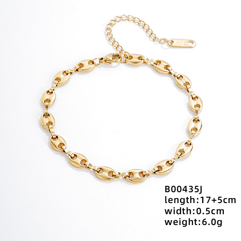 Classic Oval Link Chain Bracelet
