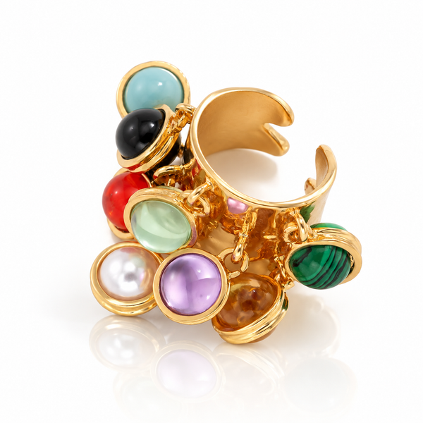 The Amara charm ring
