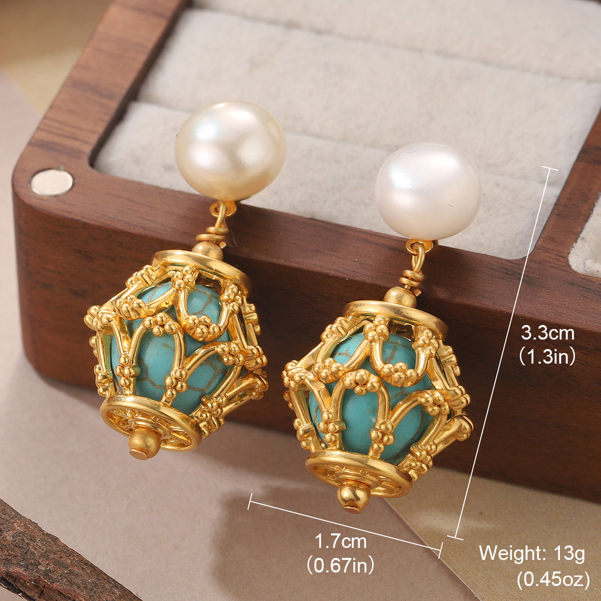 Zariya Turquoise Drops