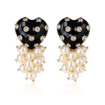 Noir Clustre Earrings