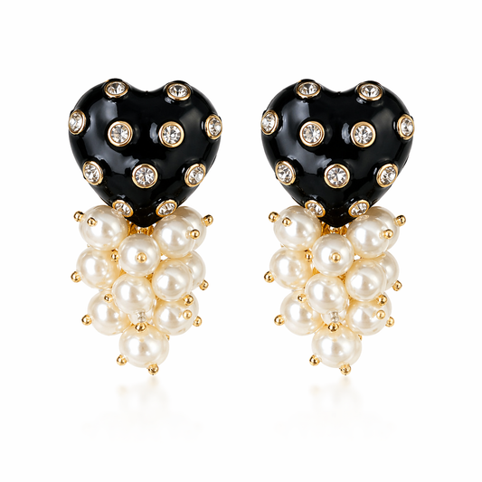Noir Clustre Earrings