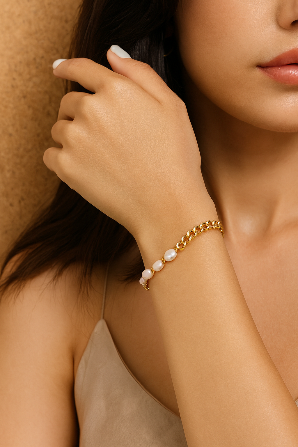 Five pearl bracelet