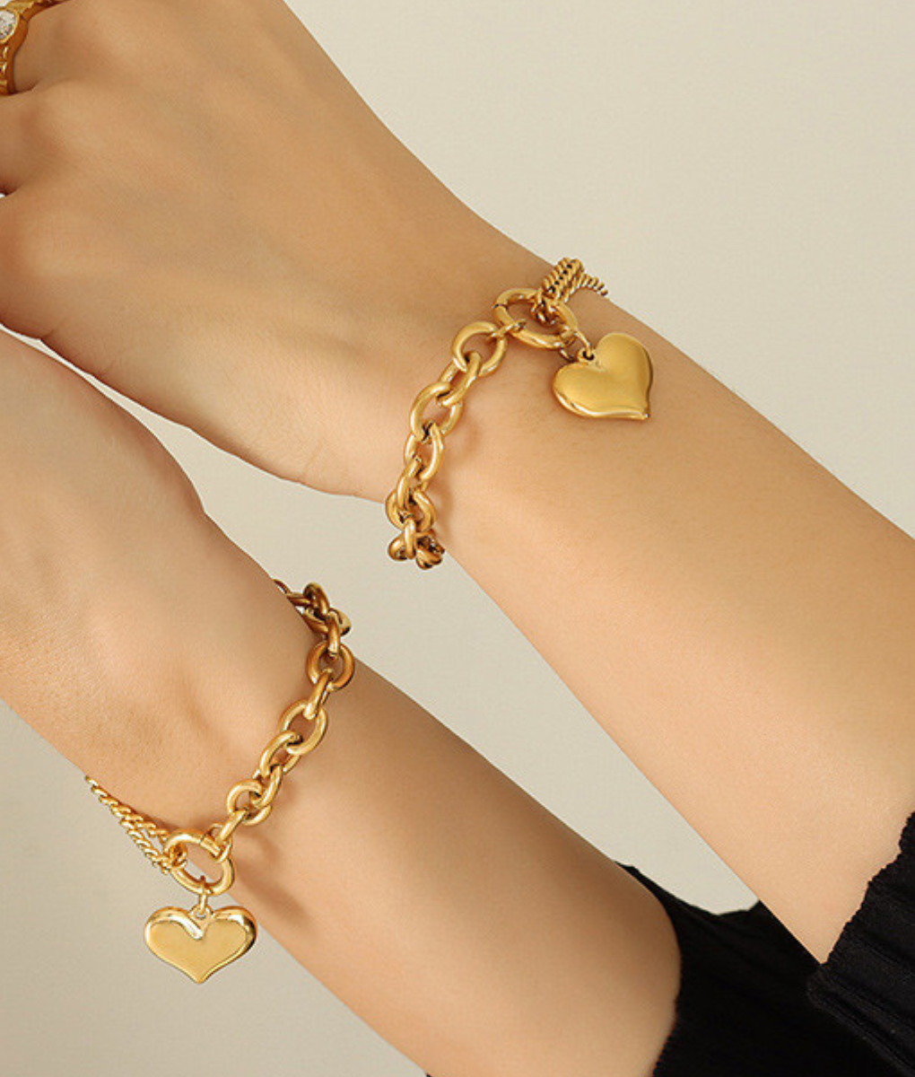 Heart Link Bracelet