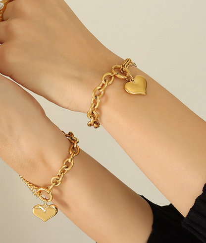 Heart Link Bracelet