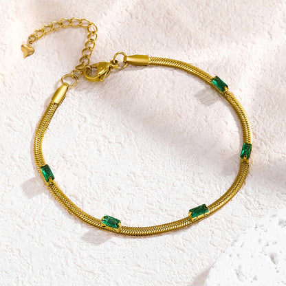 Emerald Glow Bracelet