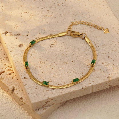 Emerald Glow Bracelet