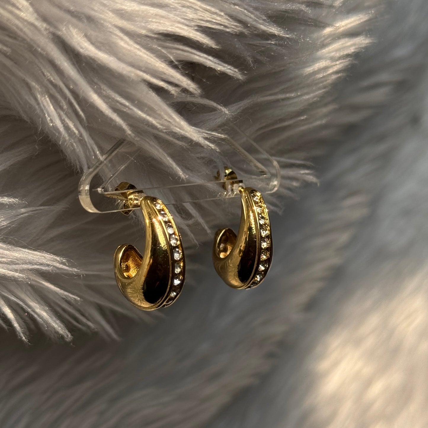 Hailey Luxe Curve Hoops