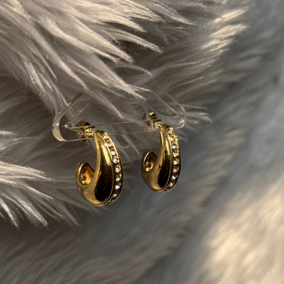 Hailey Luxe Curve Hoops