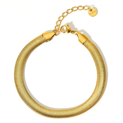 Gold Filled Herringbone bracelet