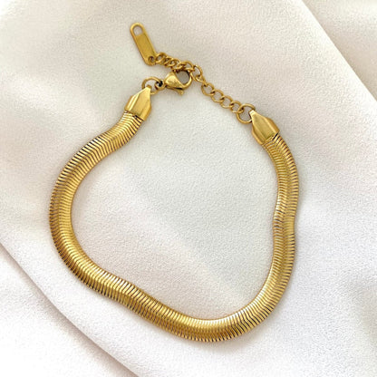 Gold Filled Herringbone bracelet