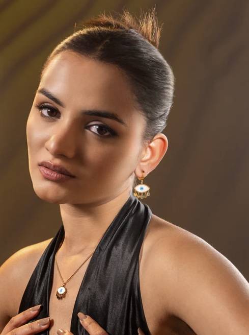 Aura Shield Evil Eye Earrings