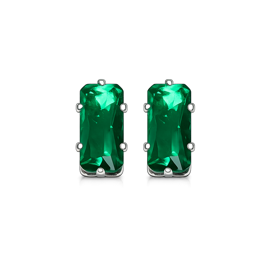 Emerald Muse Studs