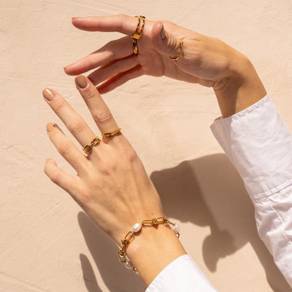 Classicbold pearl bracelet