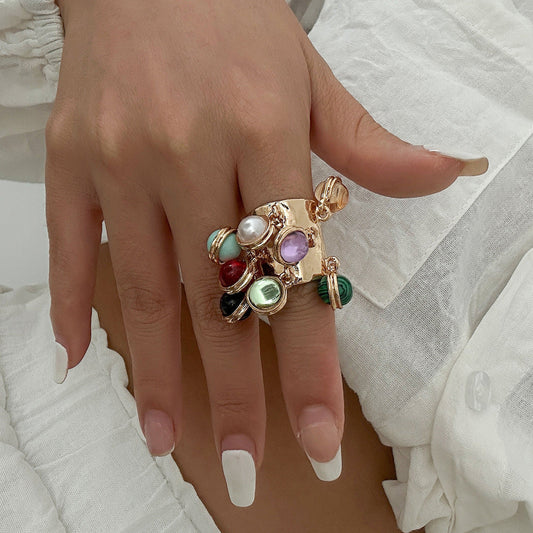 The Amara charm ring