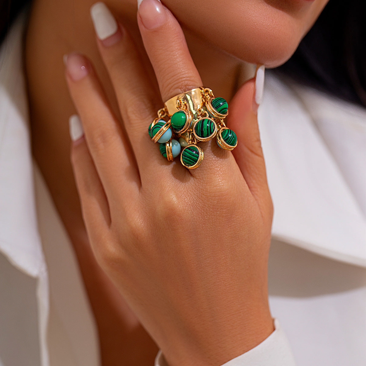 Wanderlust charm rings