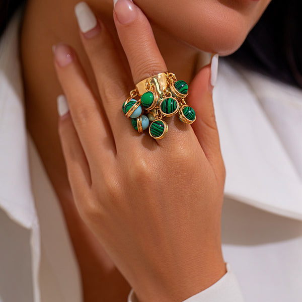 The Amara charm ring