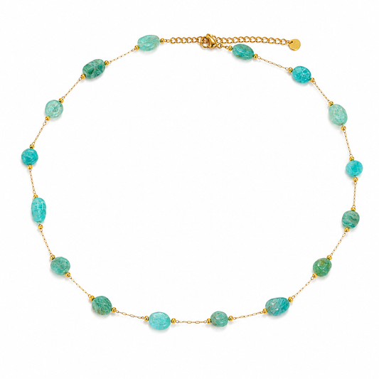 Lagoon beaded necklace