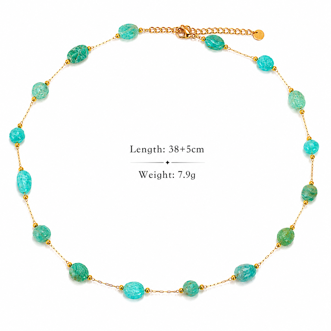 Lagoon beaded necklace
