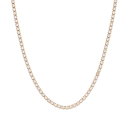 Diana Necklace (2mm zircon , 40cm chain)