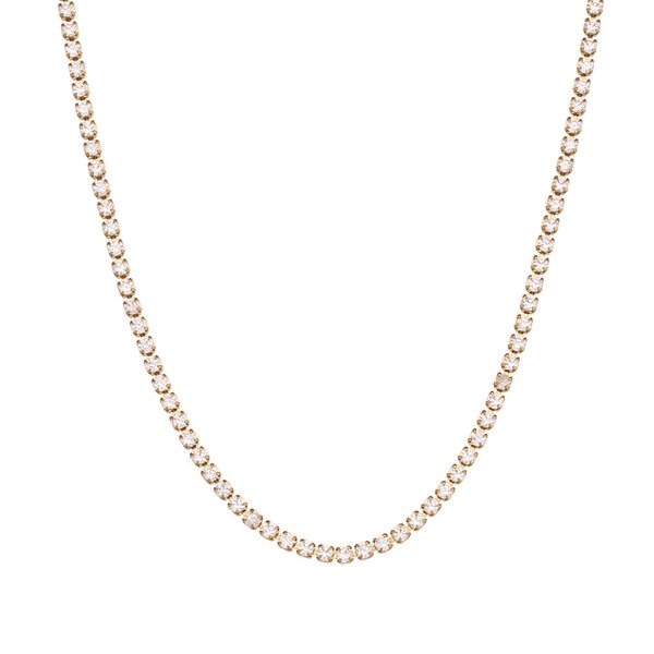 Diana Necklace (2mm zircon , 40cm chain)