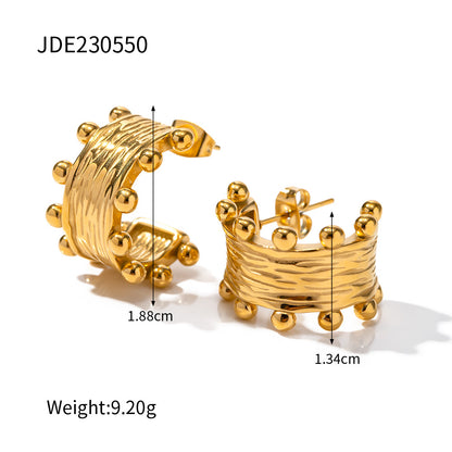 Solene Crown Hoops