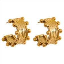 Solene Crown Hoops