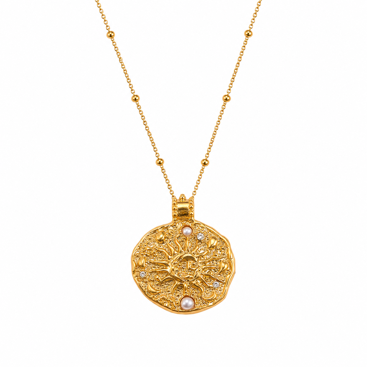 Aurelia Pearl Medallion