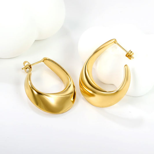 MIrai gold hoops