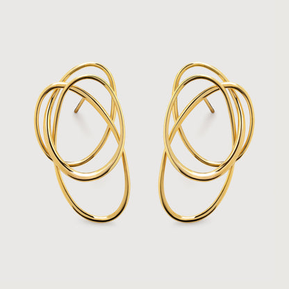 Entwined earrings